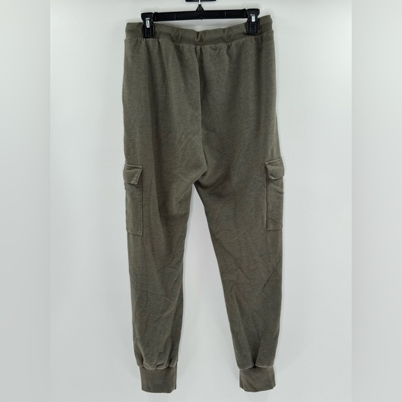 Lulus Casual Cargo Jogger Dance Sweat Track Pants, Dark Olive Green, Size M - Picture 5 of 11